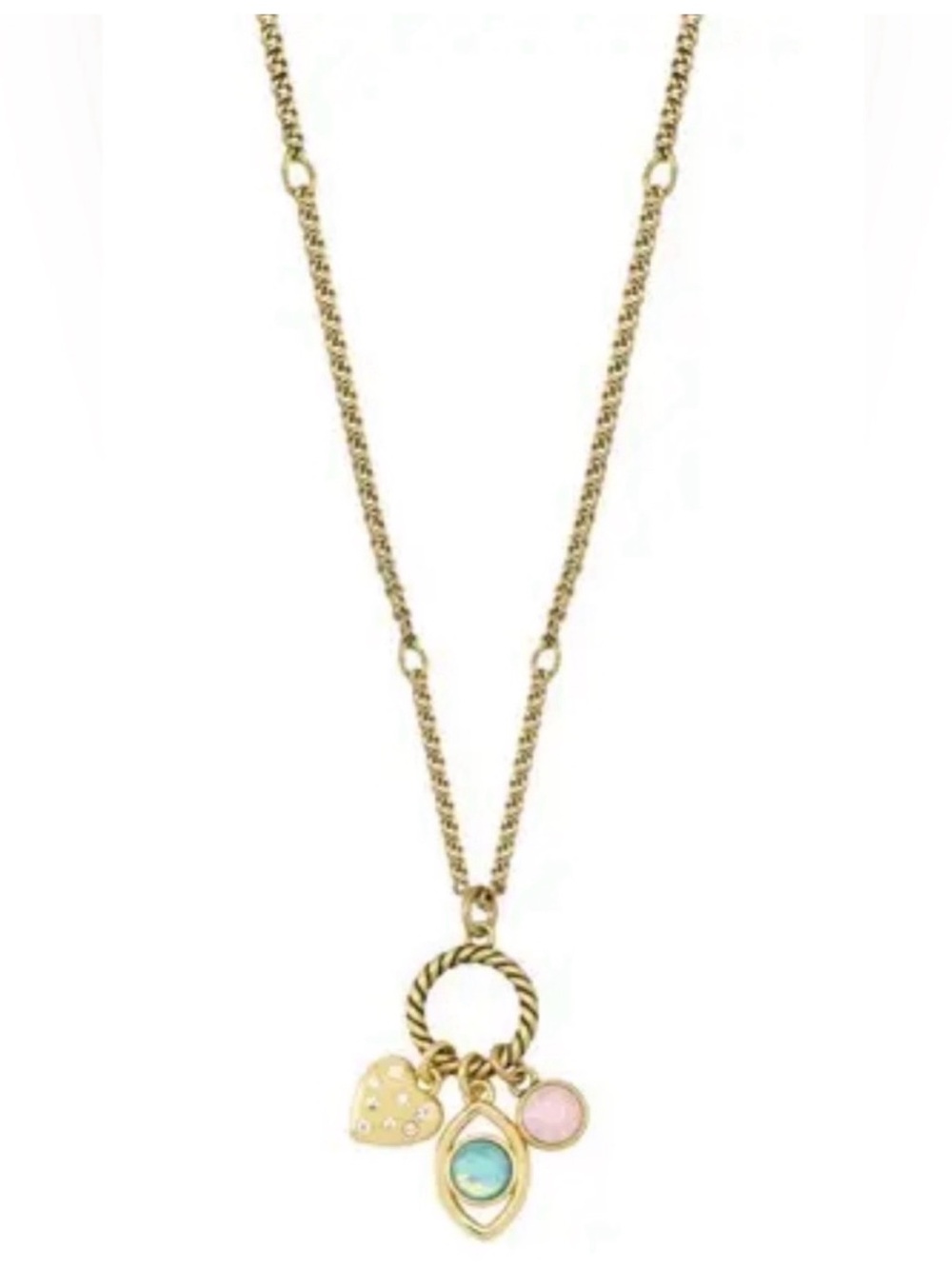 Kurt Geiger Silver Kensington Pendant Necklace with NWT